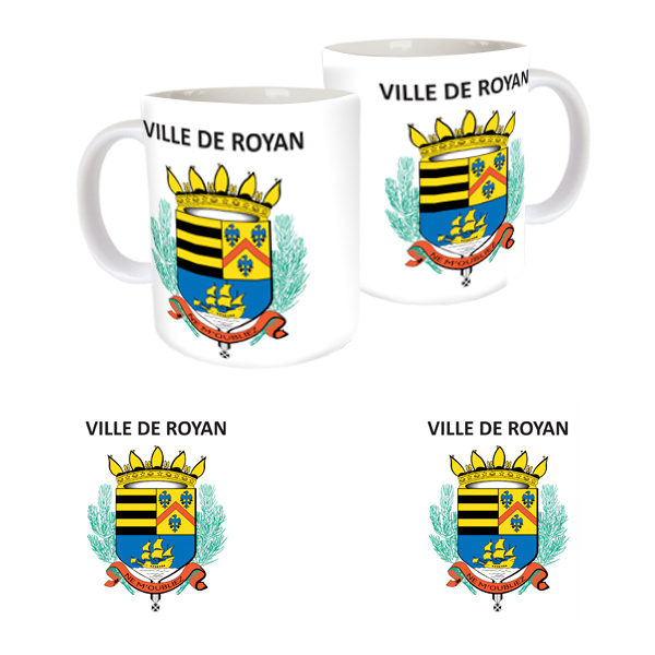 White ceramic mug
