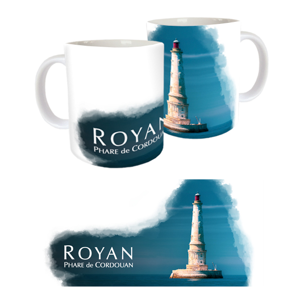 White ceramic mug