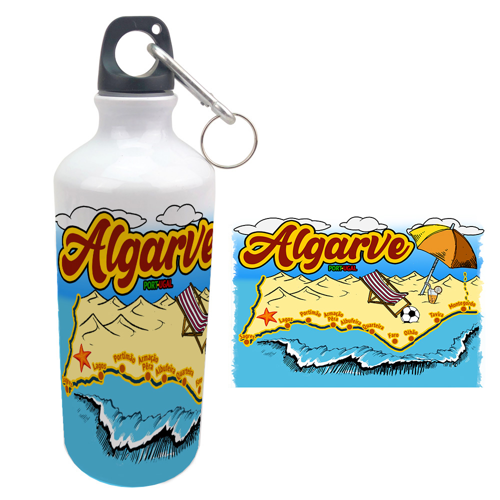 600ml aluminum bottle