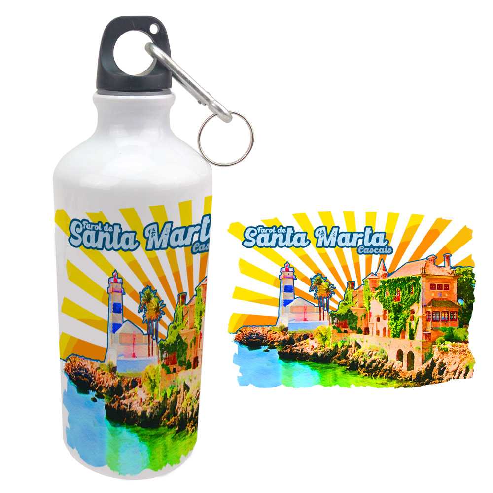 600ml aluminum bottle