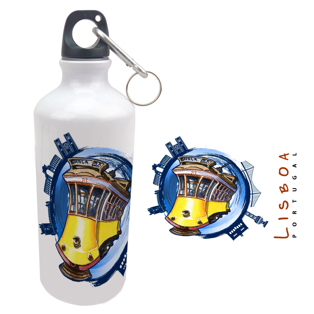 Aluminium bottle 600ml