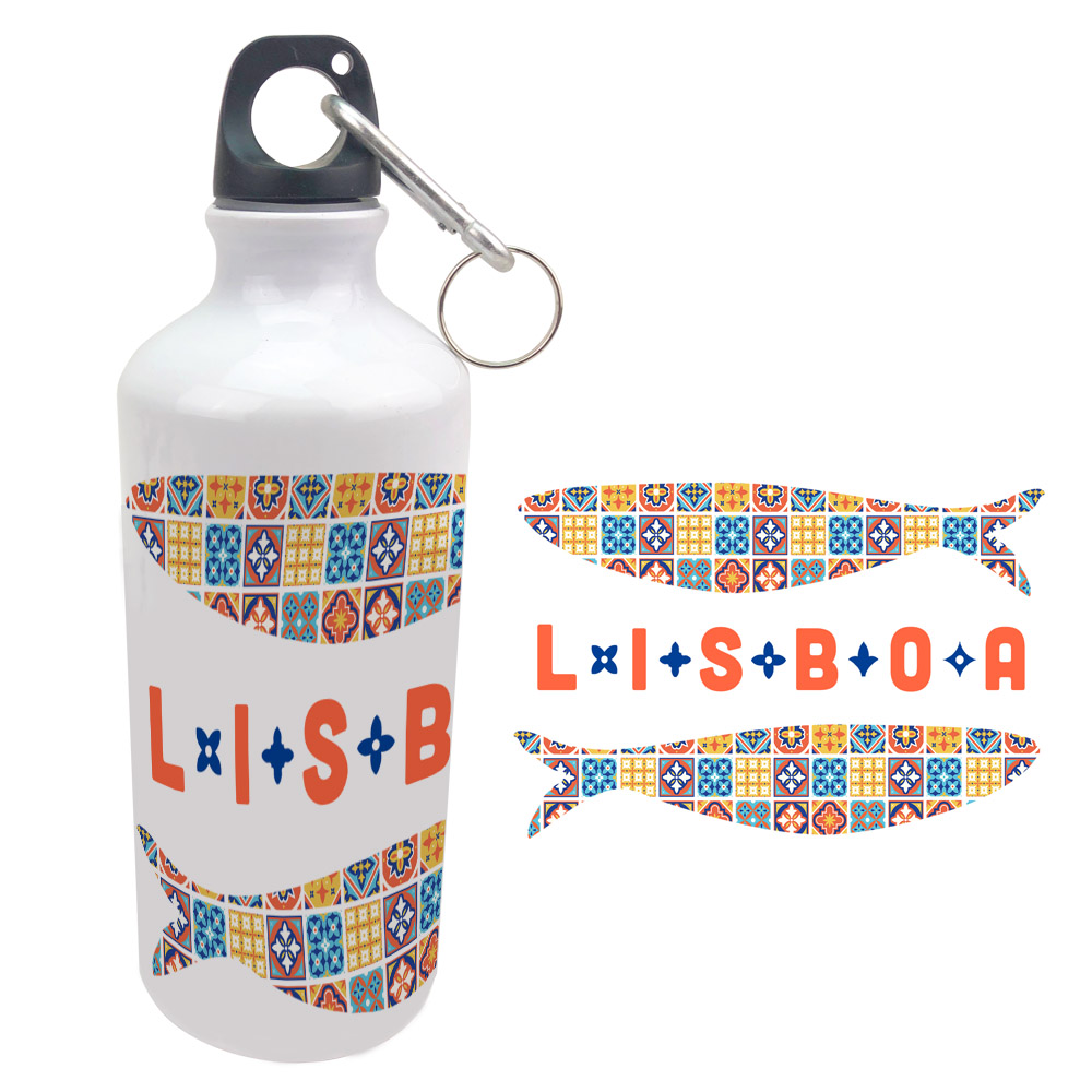 600ml aluminum bottle