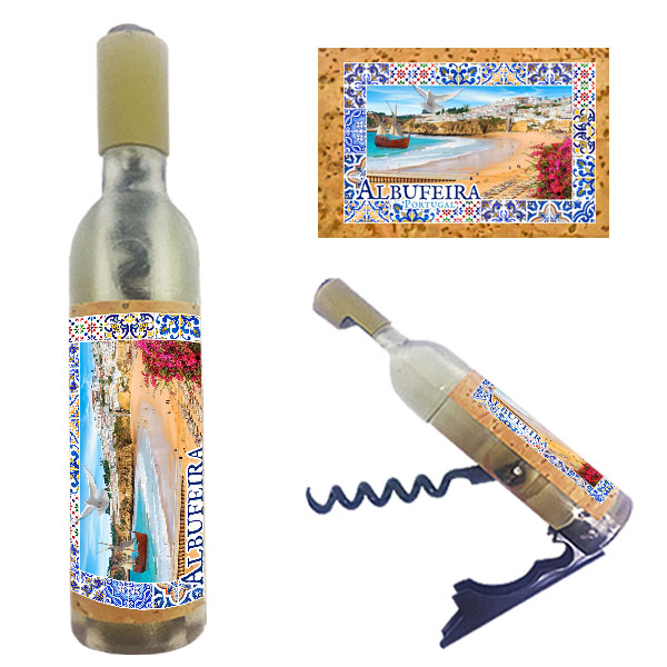 Magnetic Bottle 11.5x2.5cm with Bottle Opener and Corkscrew