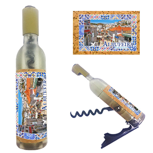 Magnetic Bottle 11.5x2.5cm with Bottle Opener and Corkscrew