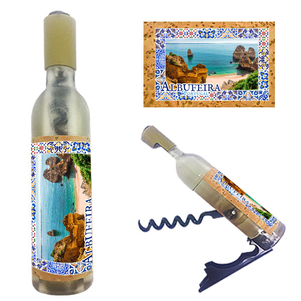Magnetic Bottle 11.5x2.5cm with Bottle Opener and Corkscrew
