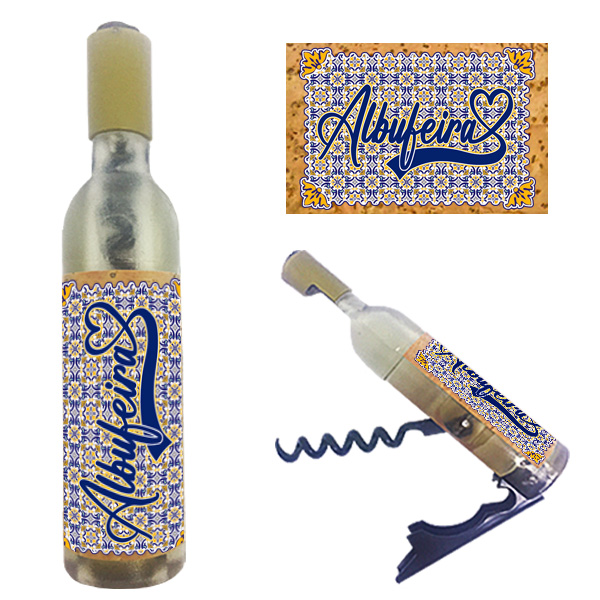 Magnetic Bottle 11.5x2.5cm with Bottle Opener and Corkscrew
