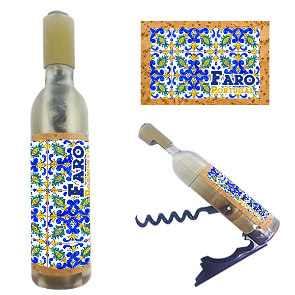 Magnetic Bottle 11.5x2.5cm with Bottle Opener and Corkscrew