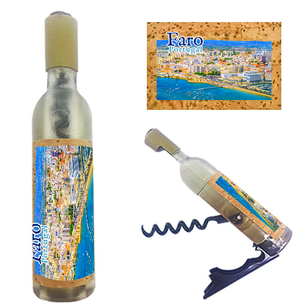 Magnetic Bottle 11.5x2.5cm with Bottle Opener and Corkscrew