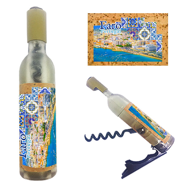 Magnetic Bottle 11.5x2.5cm with Bottle Opener and Corkscrew