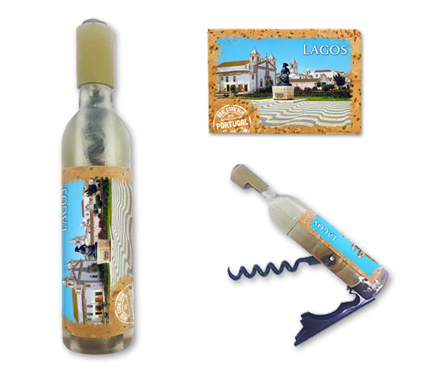 Magnetic Bottle 11.5x2.5cm with Bottle Opener and Corkscrew