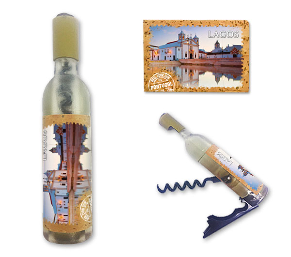 Magnetic Bottle 11.5x2.5cm with Bottle Opener and Corkscrew