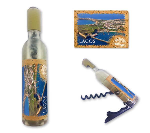 Magnetic Bottle 11.5x2.5cm with Bottle Opener and Corkscrew