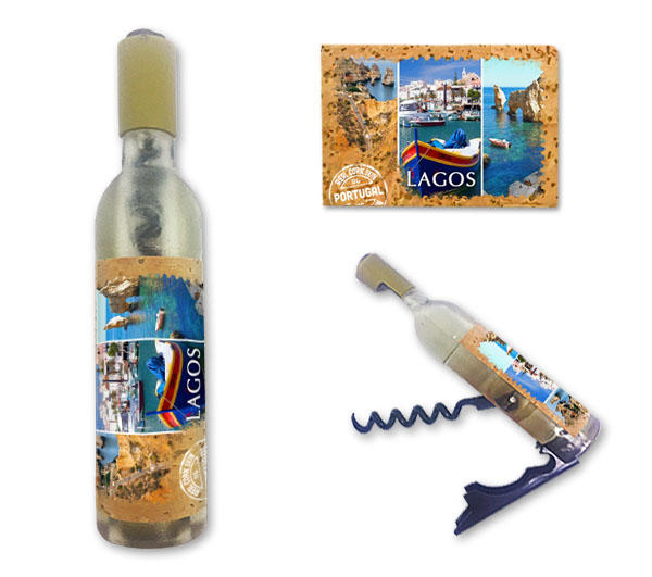 Magnetic Bottle 11.5x2.5cm with Bottle Opener and Corkscrew