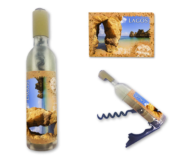 Magnetic Bottle 11.5x2.5cm with Bottle Opener and Corkscrew