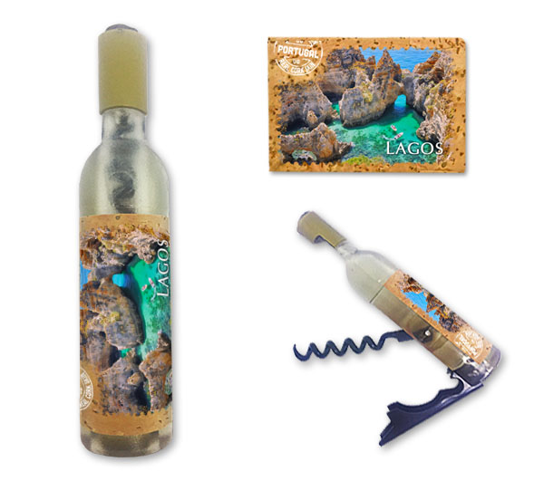 Magnetic Bottle 11.5x2.5cm with Bottle Opener and Corkscrew