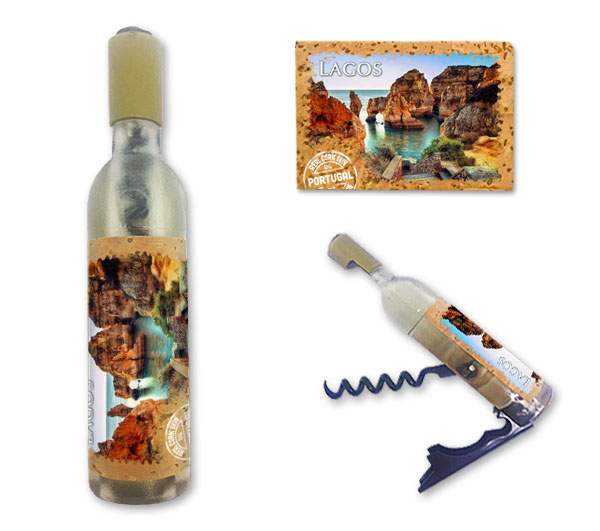 Magnetic Bottle 11.5x2.5cm with Bottle Opener and Corkscrew