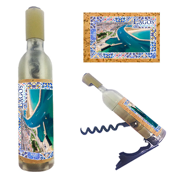 Magnetic Bottle 11.5x2.5cm with Bottle Opener and Corkscrew