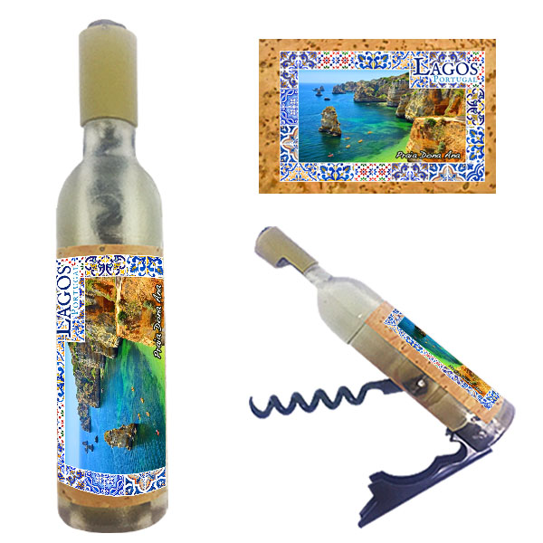 Magnetic Bottle 11.5x2.5cm with Bottle Opener and Corkscrew