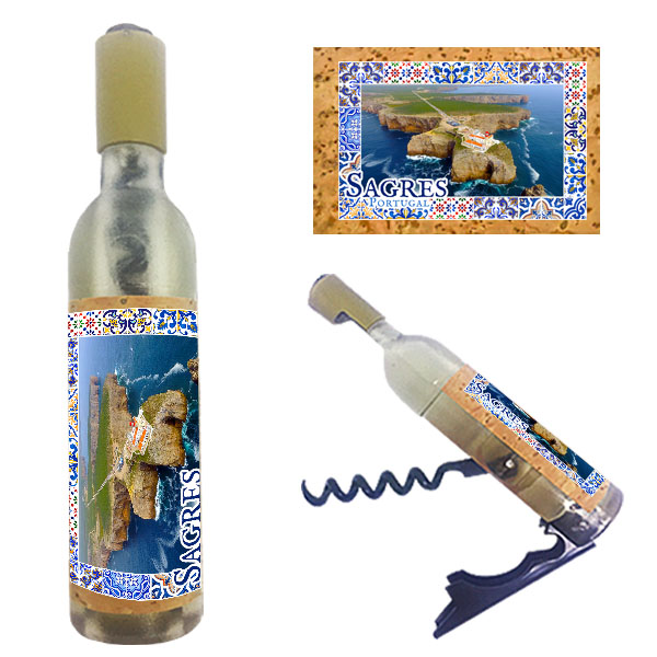 Magnetic Bottle 11.5x2.5cm with Bottle Opener and Corkscrew