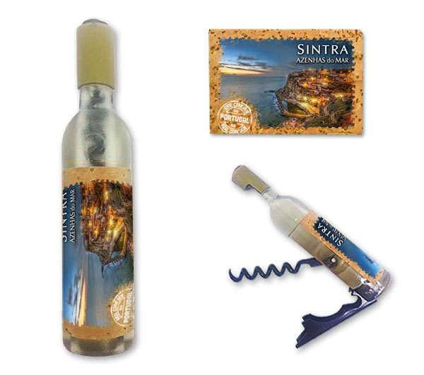 Magnetic Bottle 11.5x2.5cm with Bottle Opener and Corkscrew