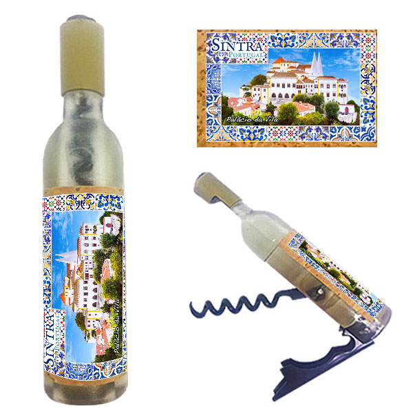 Magnetic Bottle 11.5x2.5cm with Bottle Opener and Corkscrew