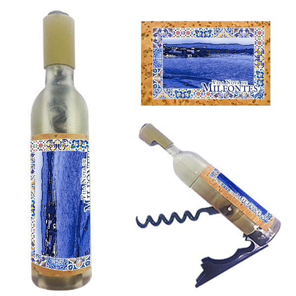 Magnetic Bottle 11.5x2.5cm with Bottle Opener and Corkscrew