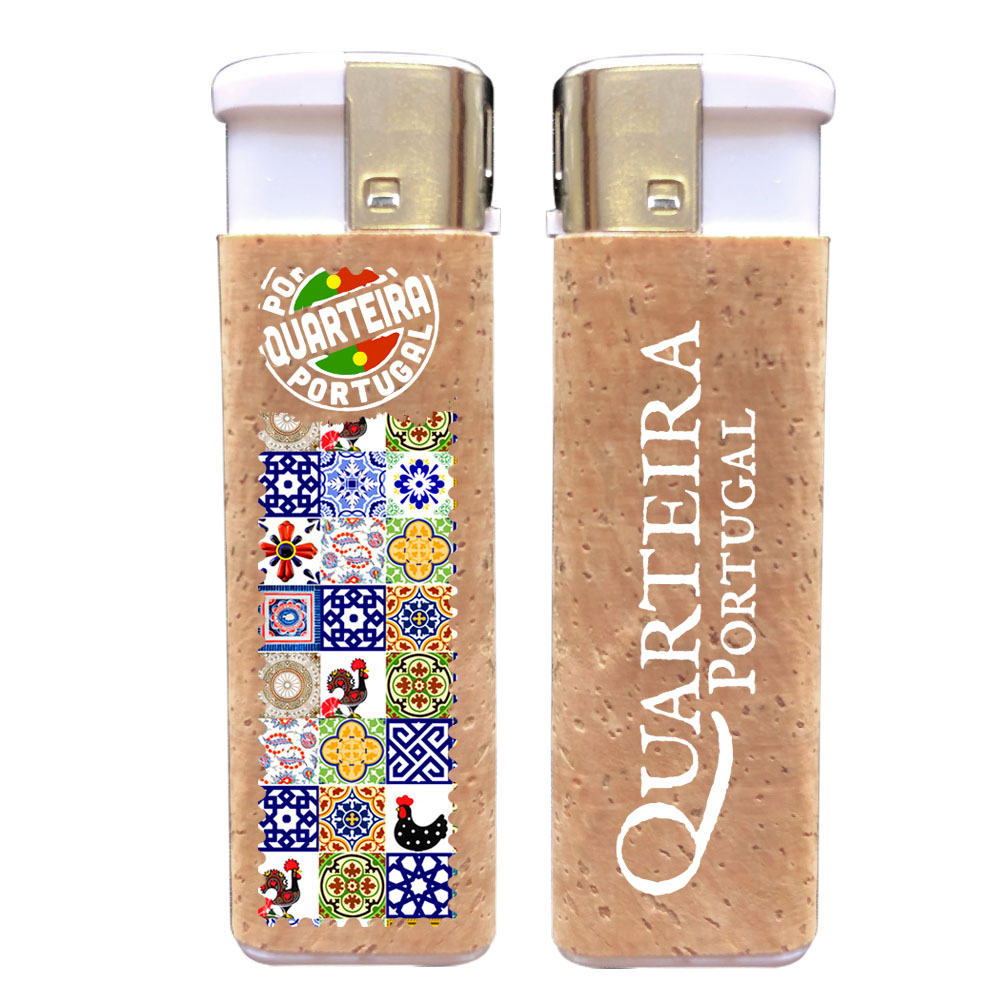 Lighter with cork