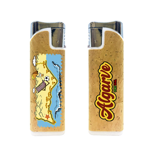 Lighter with cork