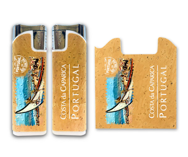 Lighter with cork