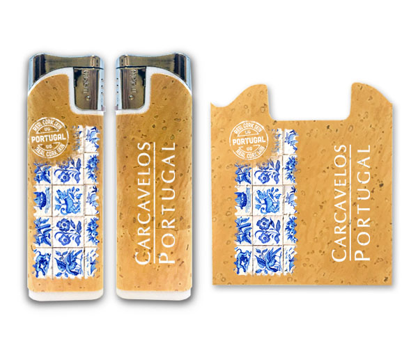 Lighter with cork