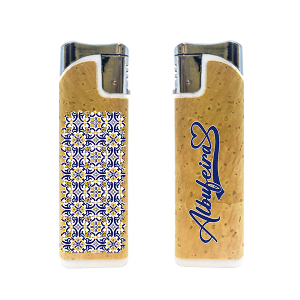 Lighter with cork