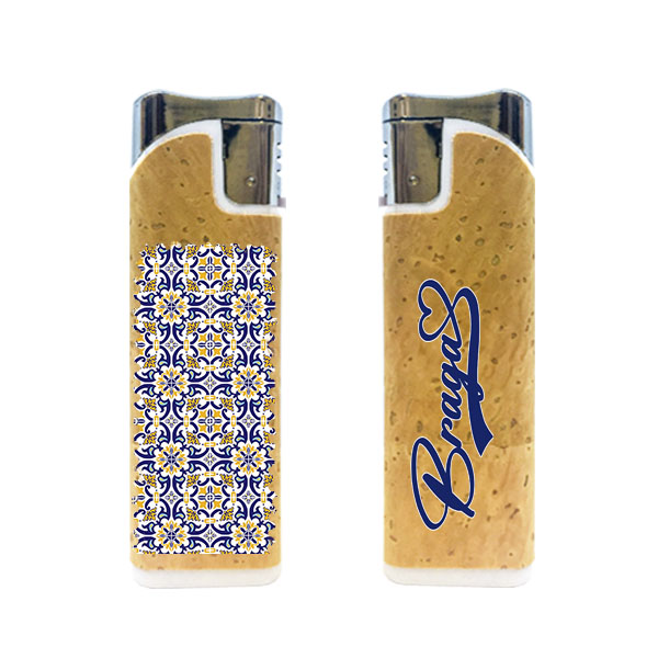 Lighter with cork