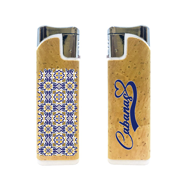 Lighter with cork