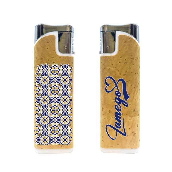 Lighter with cork