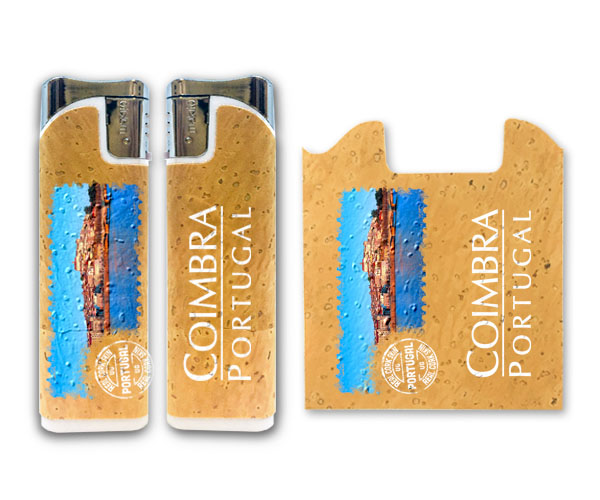 Lighter with cork