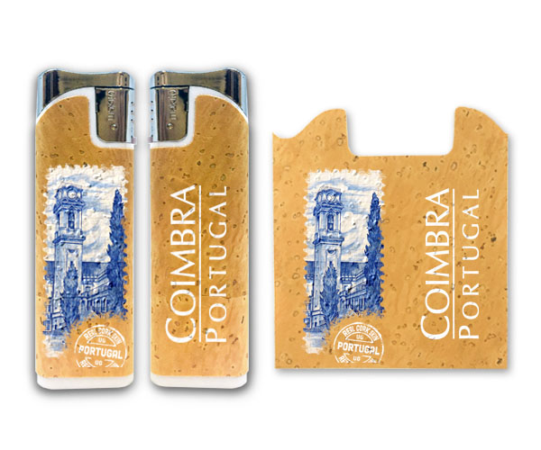 Lighter with cork