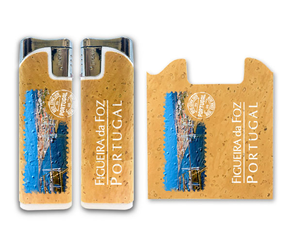 Lighter with cork