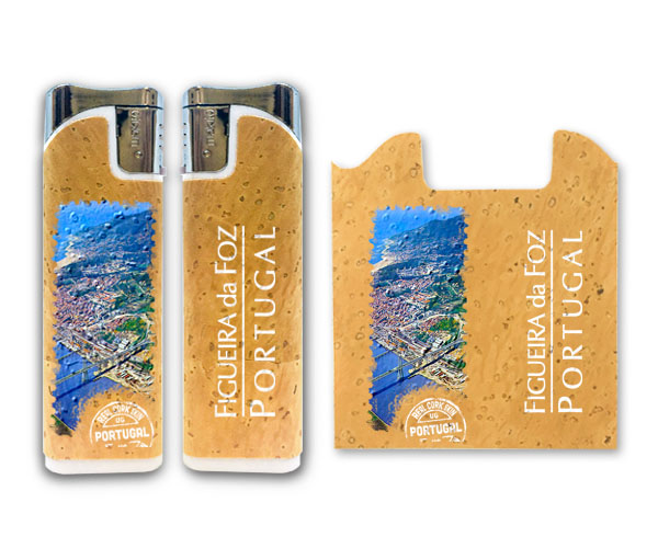 Lighter with cork