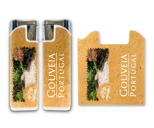 Lighter with cork