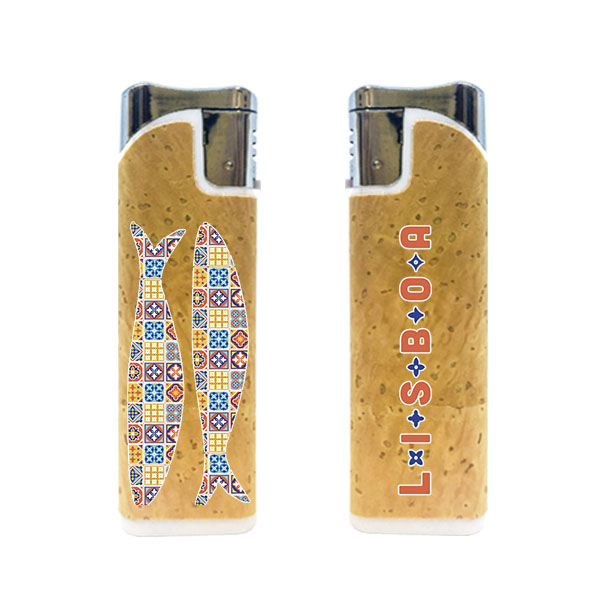 Lighter with cork