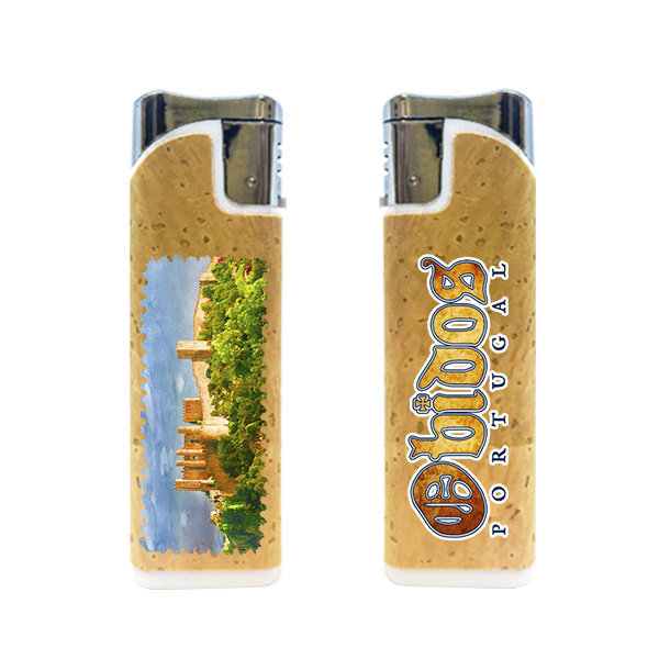 Lighter with cork