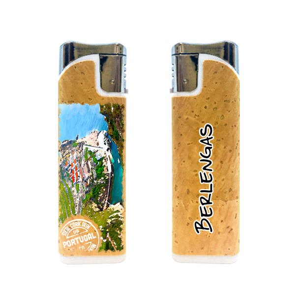 Lighter with cork