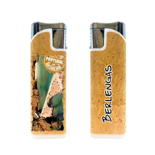 Lighter with cork