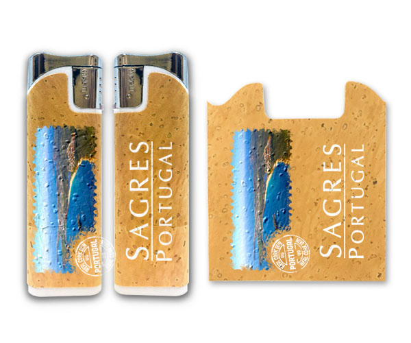 Lighter with cork