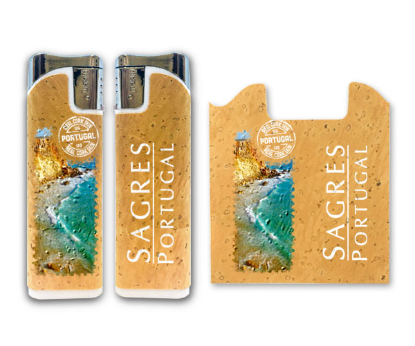 Lighter with cork
