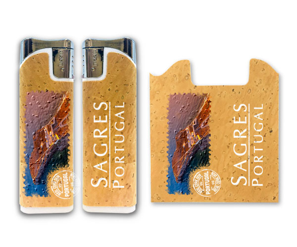Lighter with cork