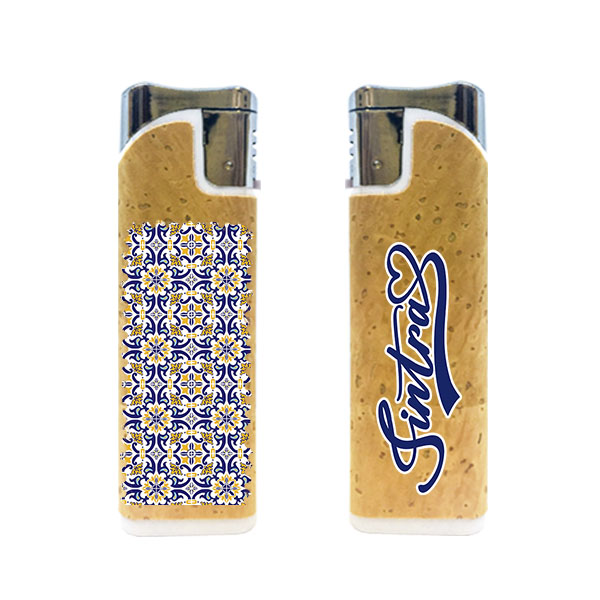 Lighter with cork