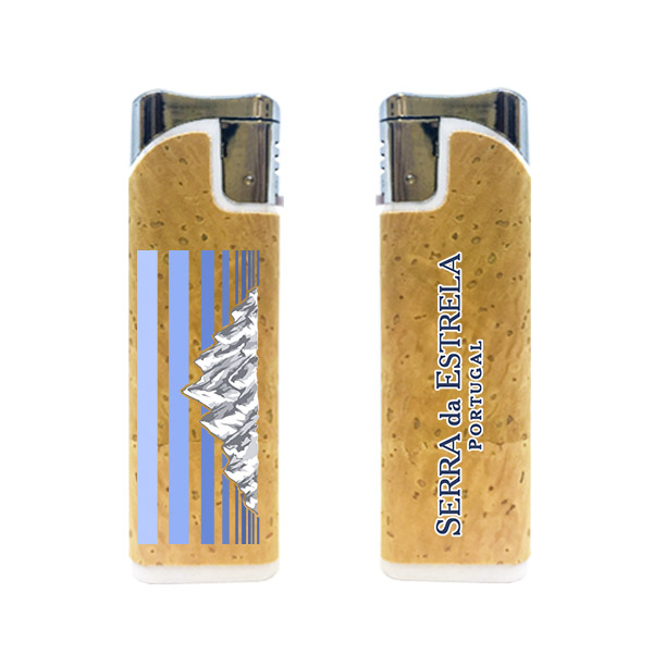 Lighter with cork