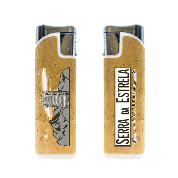 Lighter with cork