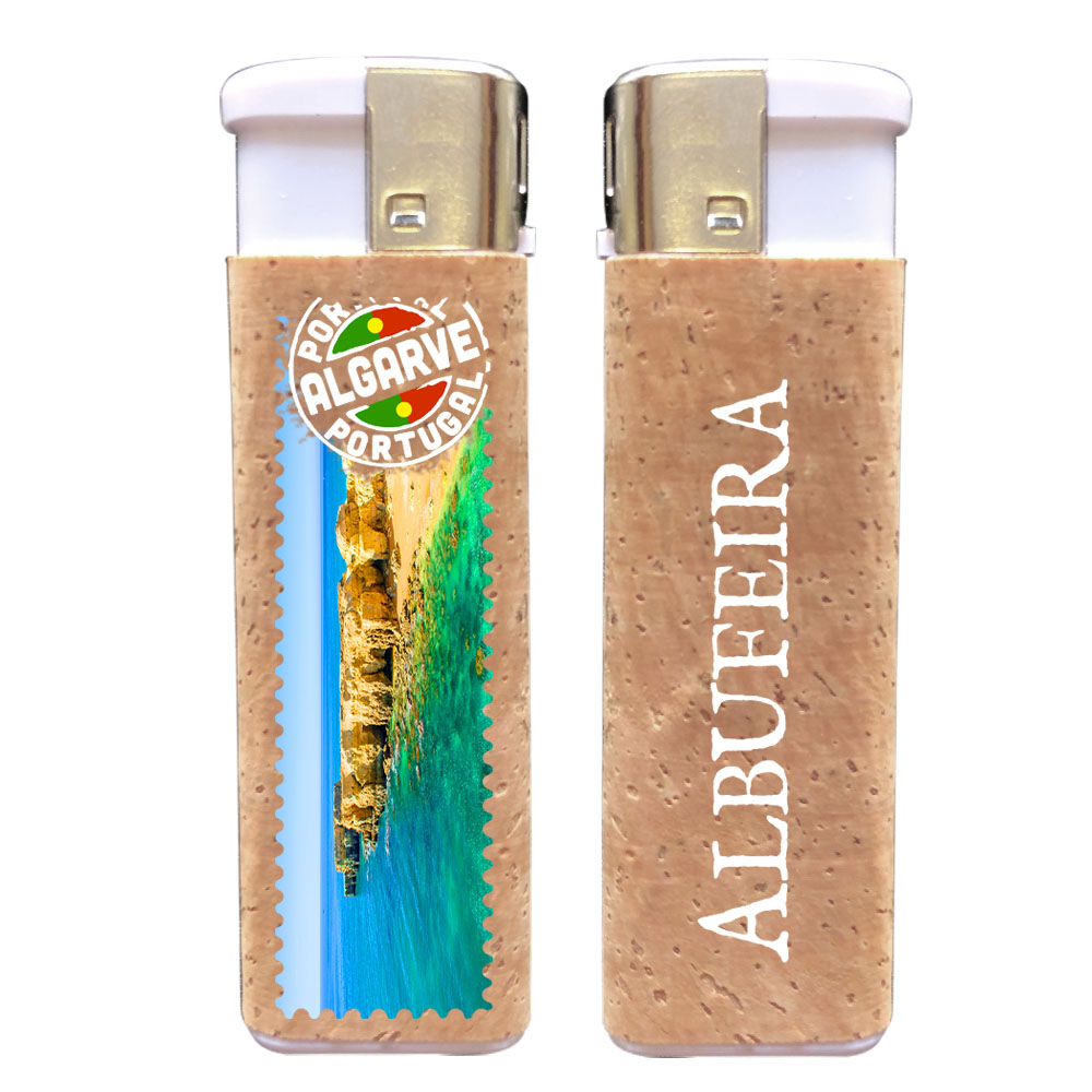 Lighter with cork